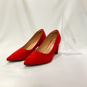 Sued-Style US women's size 11 Block Heel Pump